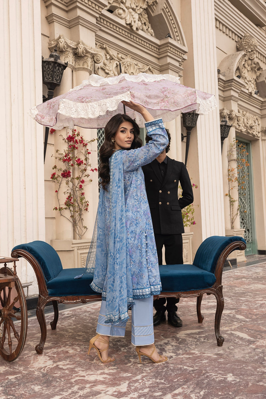LSM | Embroidered and Printed Lawn | LG-MM-0303 by LSM - Designer Dress - Type: Ladies Clothes - Available at Libayah - 100% Original