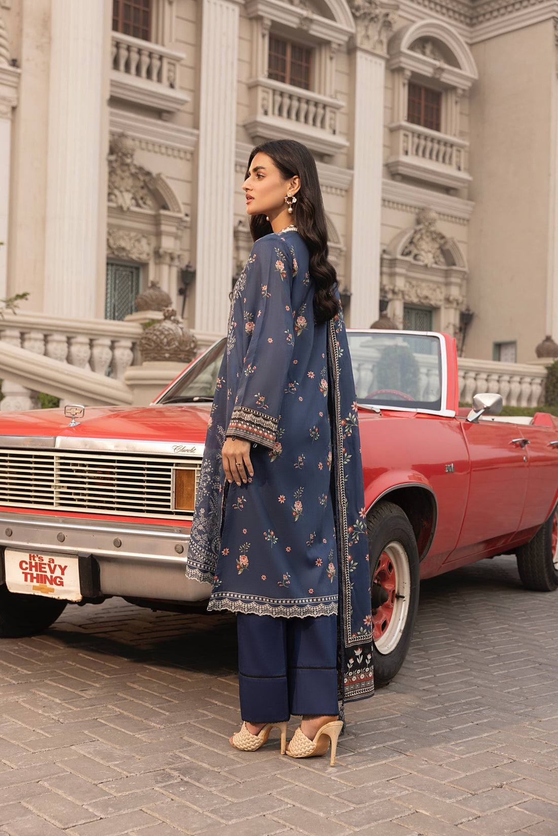 LSM | Embroidered and Printed Lawn | LG-MM-0262 by LSM - Designer Dress - Type: Ladies Clothes - Available at Libayah - 100% Original