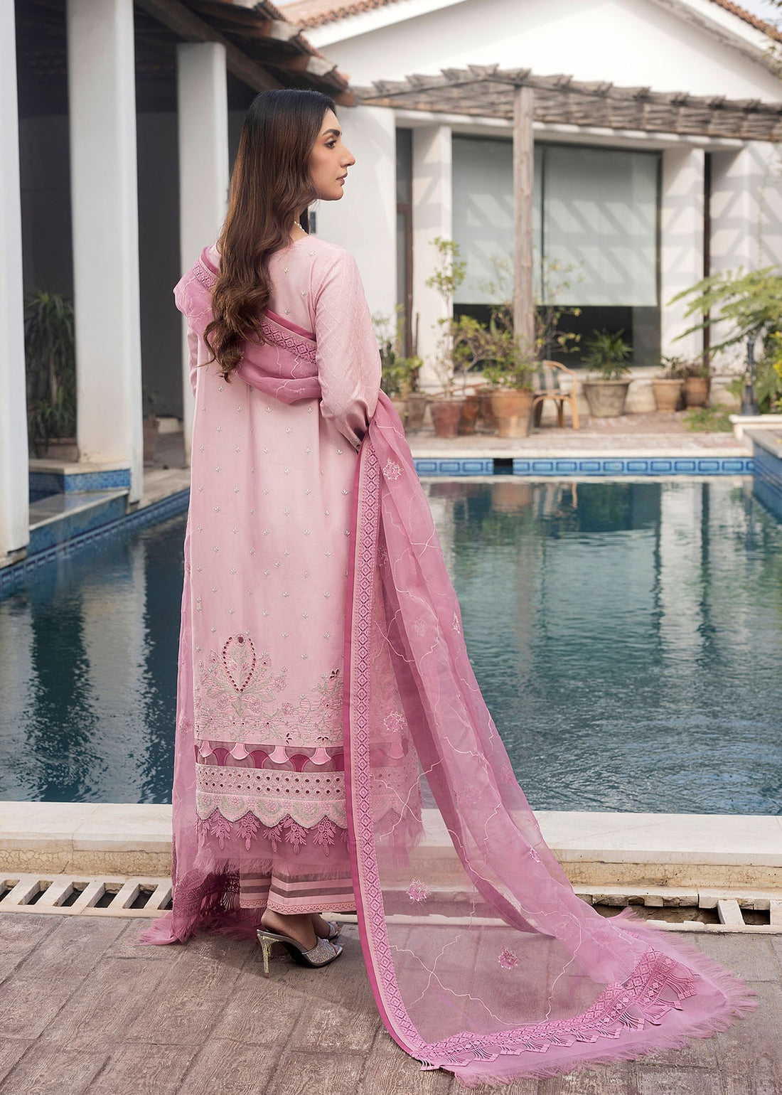 Shurooq | Luxury Lawn 25 | Blossom by Shurooq - Designer Dress - Type: Ladies Clothes - Available at Libayah - 100% Original