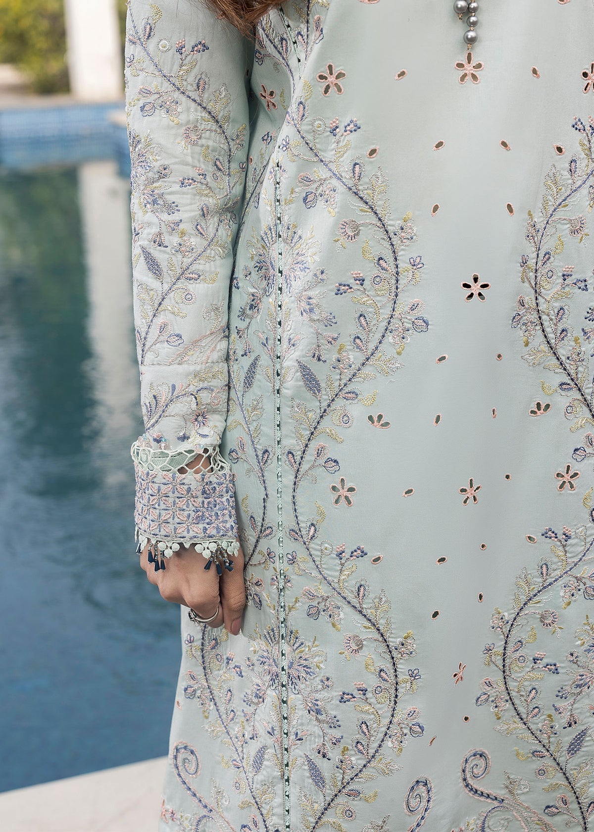 Shurooq | Luxury Lawn 25 | Evie by Shurooq - Designer Dress - Type: Ladies Clothes - Available at Libayah - 100% Original
