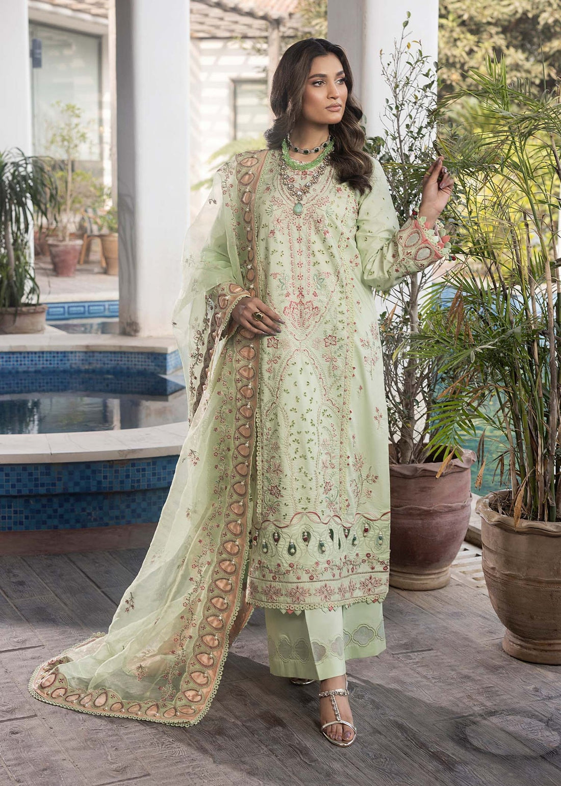 Shurooq | Luxury Lawn 25 | Amazon by Shurooq - Designer Dress - Type: Ladies Clothes - Available at Libayah - 100% Original
