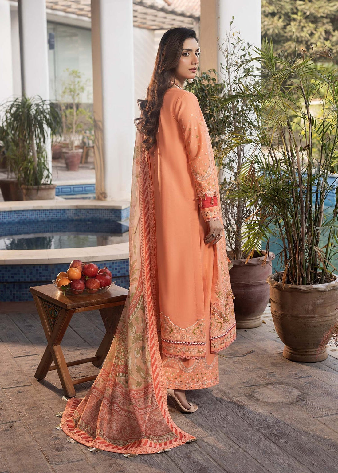 Shurooq | Luxury Lawn 25 | Zyra by Shurooq - Designer Dress - Type: Ladies Clothes - Available at Libayah - 100% Original