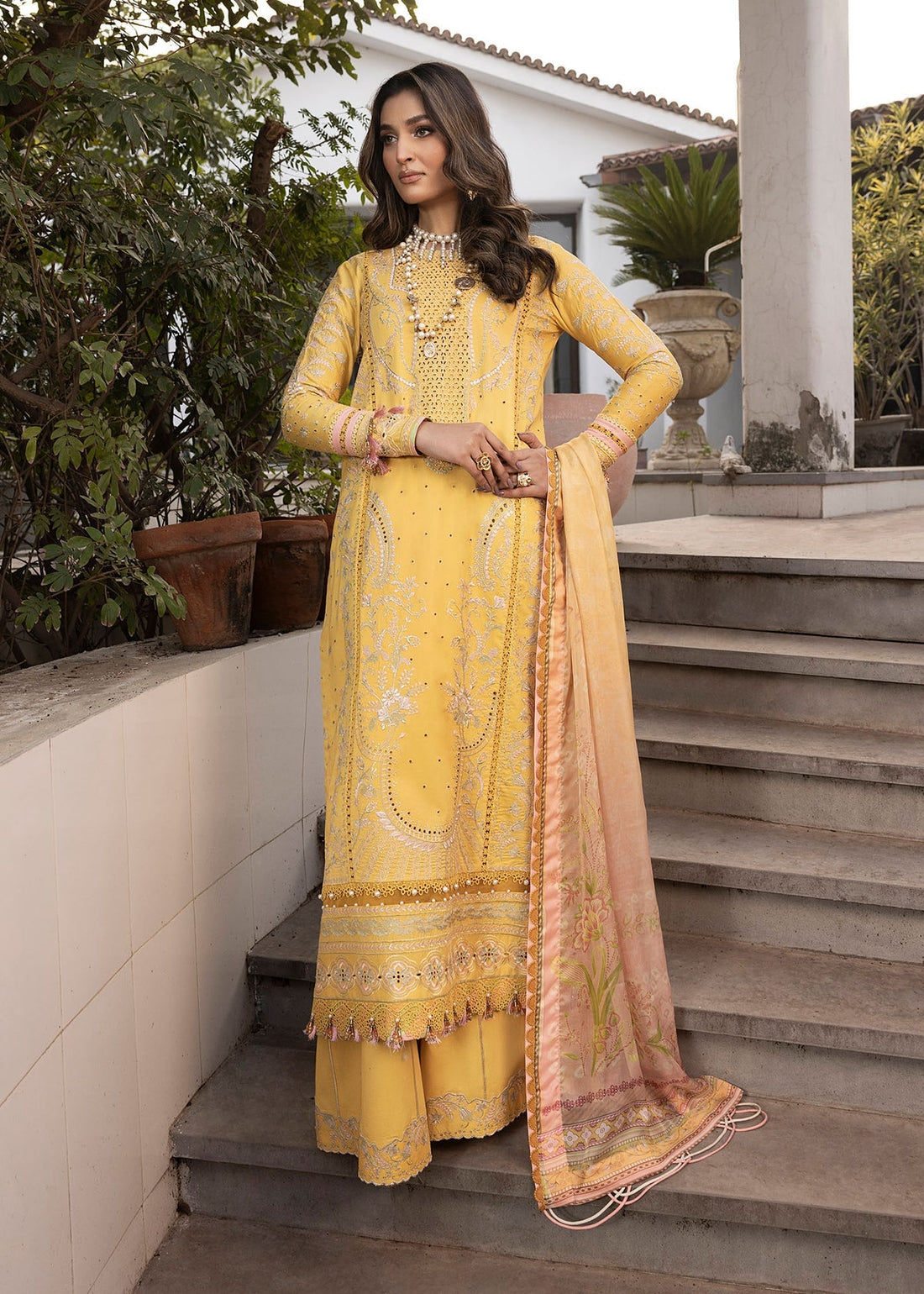 Shurooq | Luxury Lawn 25 | Abigail by Shurooq - Designer Dress - Type: Ladies Clothes - Available at Libayah - 100% Original