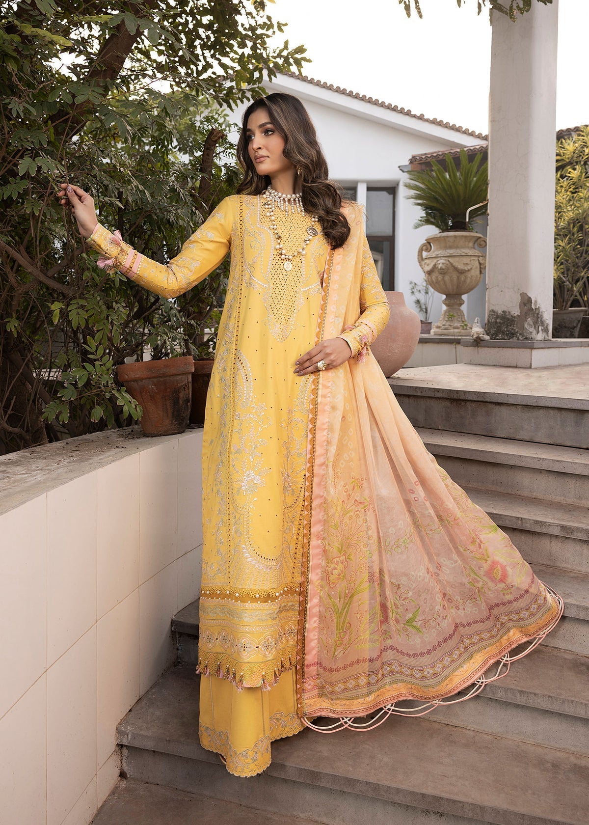 Shurooq | Luxury Lawn 25 | Abigail by Shurooq - Designer Dress - Type: Ladies Clothes - Available at Libayah - 100% Original