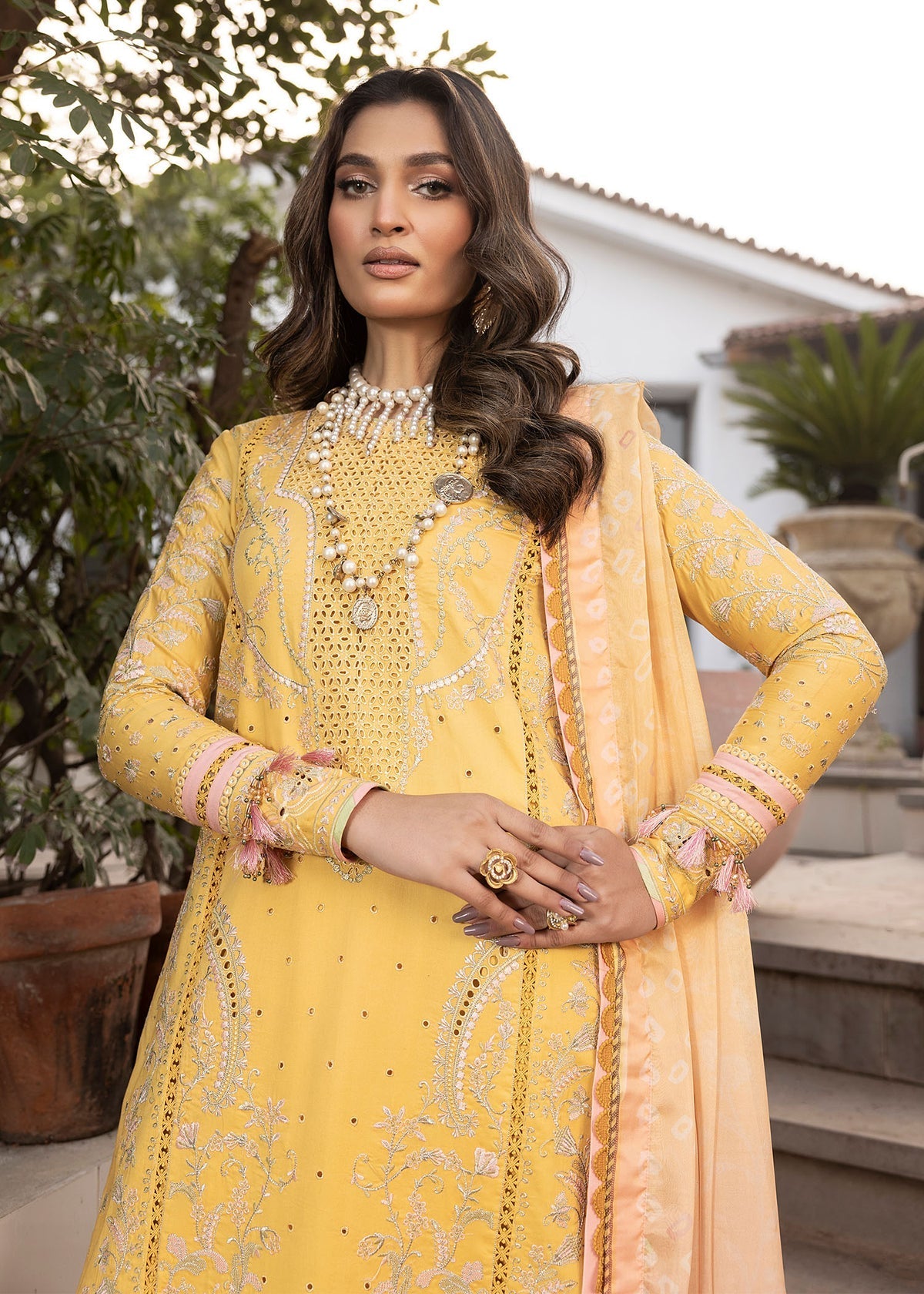Shurooq | Luxury Lawn 25 | Abigail by Shurooq - Designer Dress - Type: Ladies Clothes - Available at Libayah - 100% Original