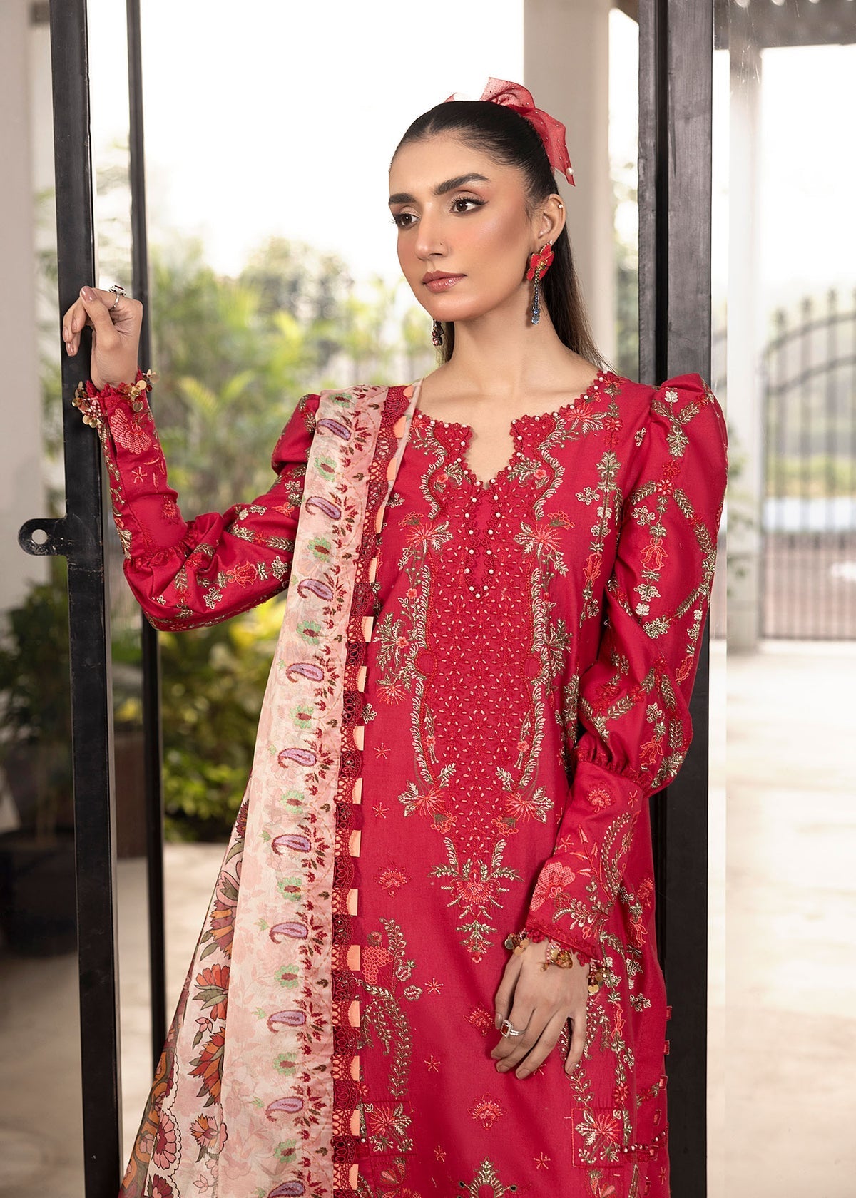 Shurooq | Luxury Lawn 25 | Lina by Shurooq - Designer Dress - Type: Ladies Clothes - Available at Libayah - 100% Original
