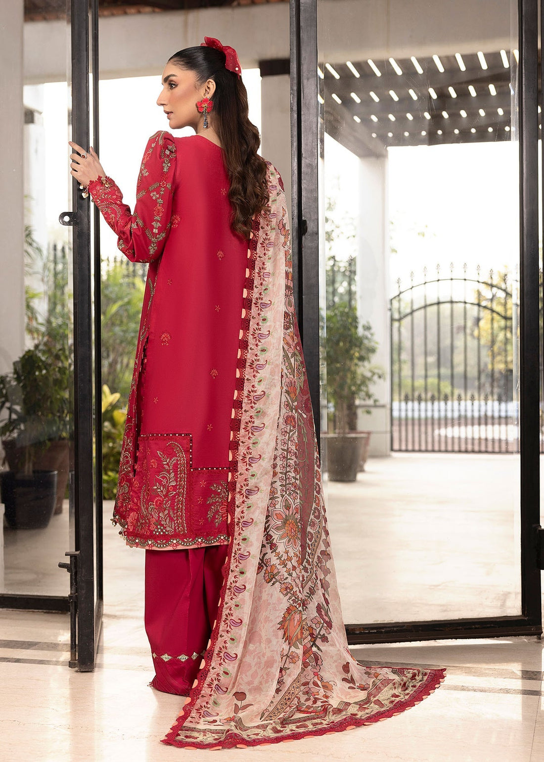 Shurooq | Luxury Lawn 25 | Lina by Shurooq - Designer Dress - Type: Ladies Clothes - Available at Libayah - 100% Original