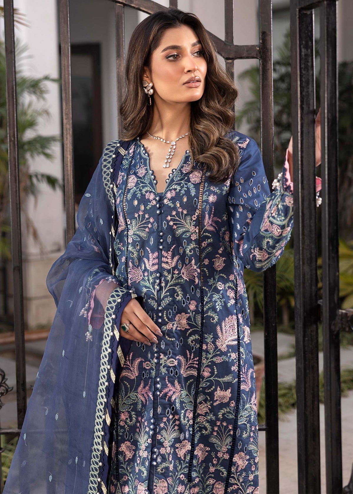 Shurooq | Luxury Lawn 25 | Mira by Shurooq - Designer Dress - Type: Ladies Clothes - Available at Libayah - 100% Original