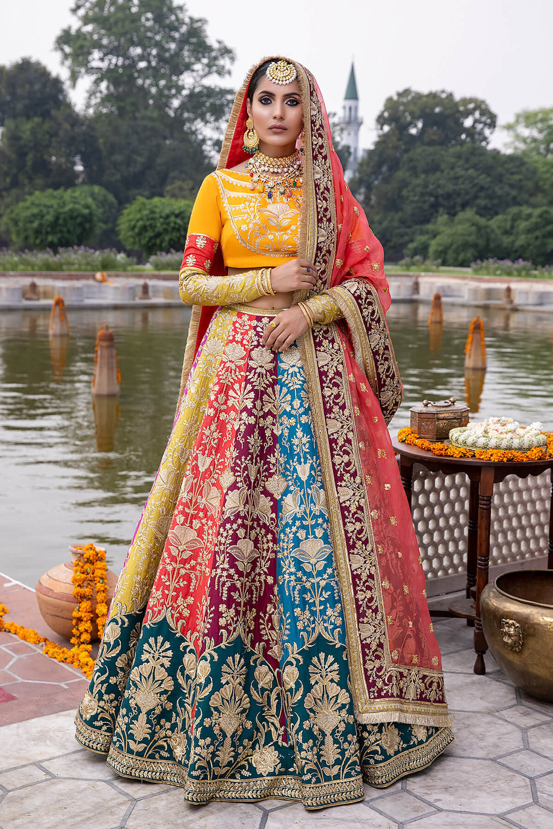 Mina Kashif | Wedding Formals | Rangrez by Mina Kashif - Designer Dress - Type: Bridal - Available at Libayah - 100% Original