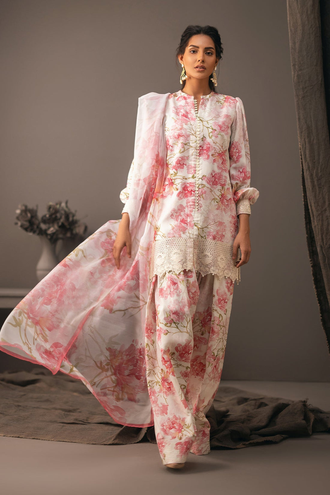 Erum Khan | Beyond Basic | BOLD BOUQUET by Erum Khan - Designer Dress - Type: Ladies Clothes - Available at Libayah - 100% Original