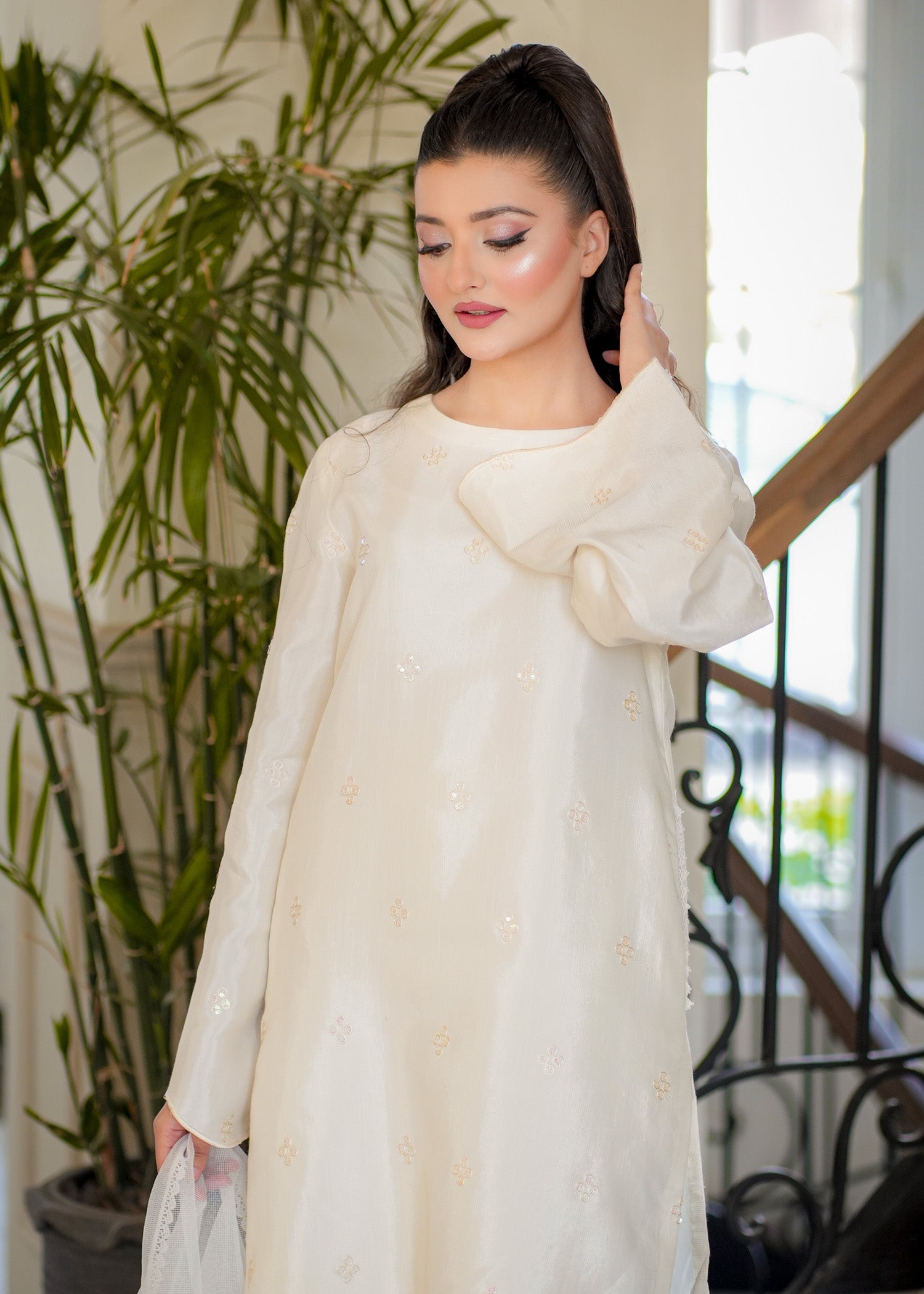 Fozia Khalid | Silk Spire | BLISS by Fozia Khalid - Designer Dress - Type: Ladies Clothes - Available at Libayah - 100% Original