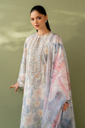 Baroque | Eid Printique | EMBROIDERED PRINTED LAWN UF-4166 by Baroque - Designer Dress - Type: Ladies Clothes - Available at Libayah - 100% Original