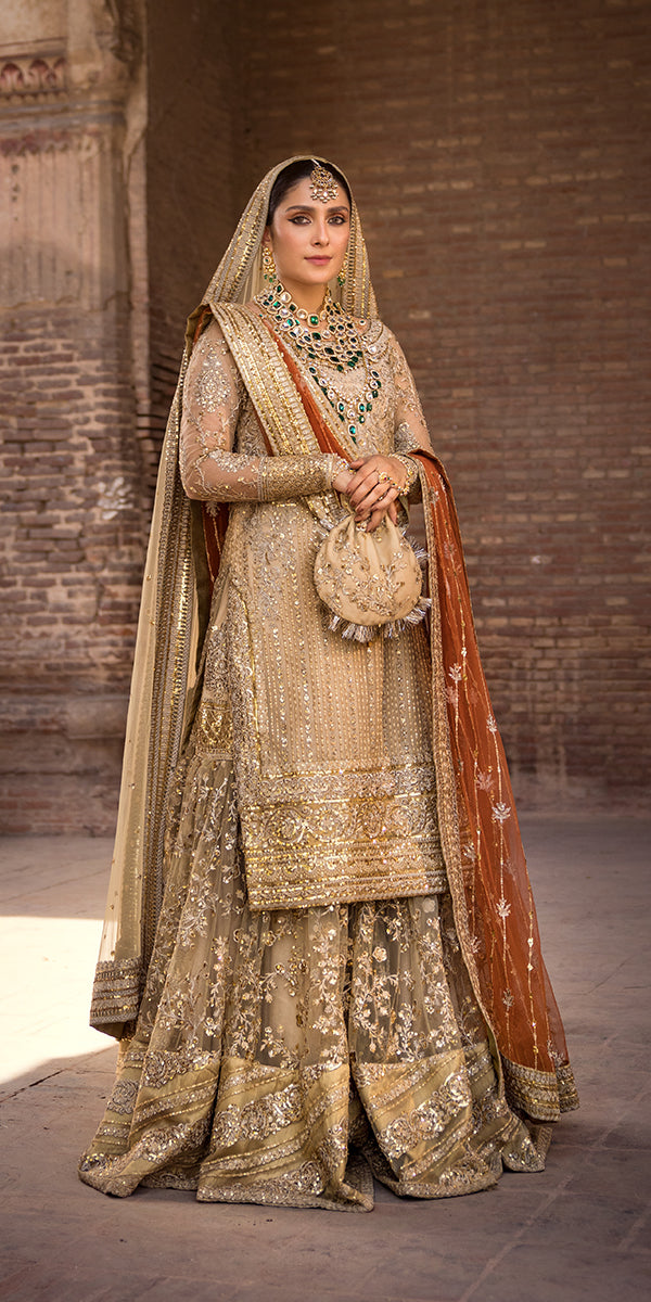 Erum Khan | Jahan Wedding Formals | FARIDA by Erum Khan - Designer Dress - Type: Ladies Clothes - Available at Libayah - 100% Original