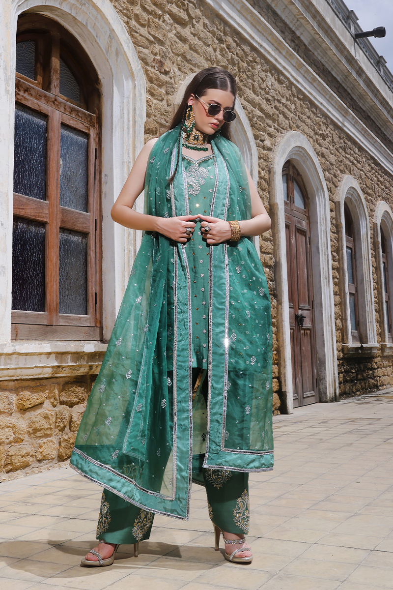 Mona Imran | Dilzaib Formals | Romesa by Mona Imran - Designer Dress - Type: Ladies Clothes - Available at Libayah - 100% Original
