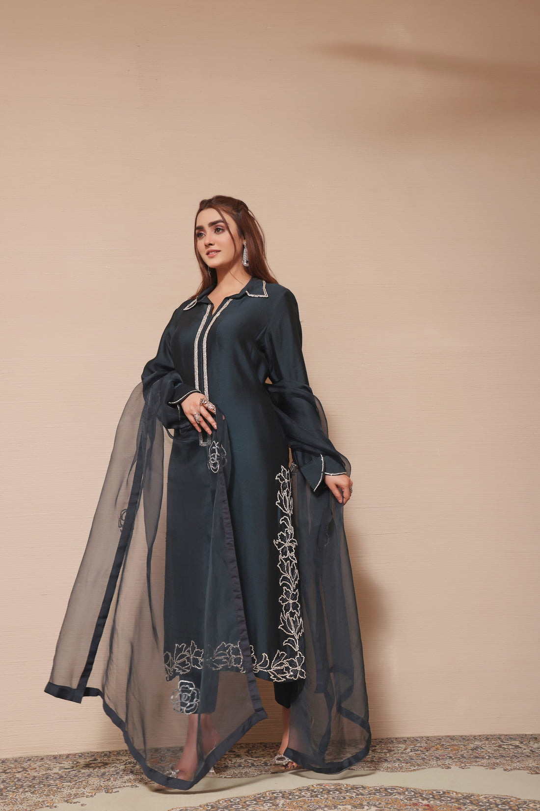 Mona Imran | Melange Formals | DE LUXE - 01 by Mona Imran - Designer Dress - Type: Ladies Clothes - Available at Libayah - 100% Original