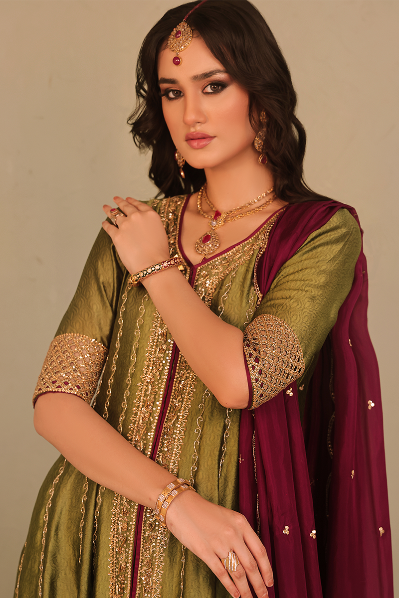 Mona Imran | Dilzaib Formals | Heer by Mona Imran - Designer Dress - Type: Ladies Clothes - Available at Libayah - 100% Original