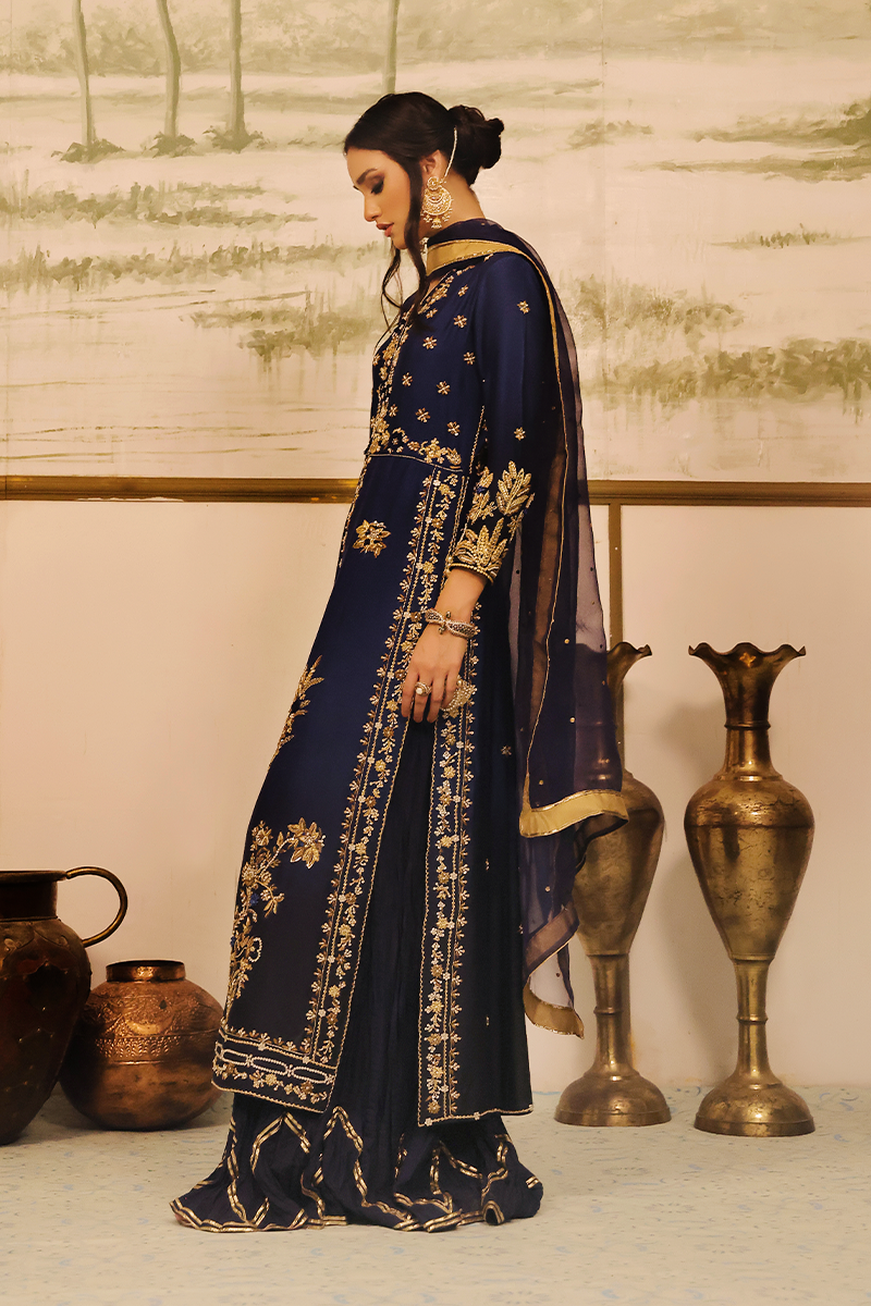 Mona Imran | Dilzaib Formals | Neelam by Mona Imran - Designer Dress - Type: Ladies Clothes - Available at Libayah - 100% Original