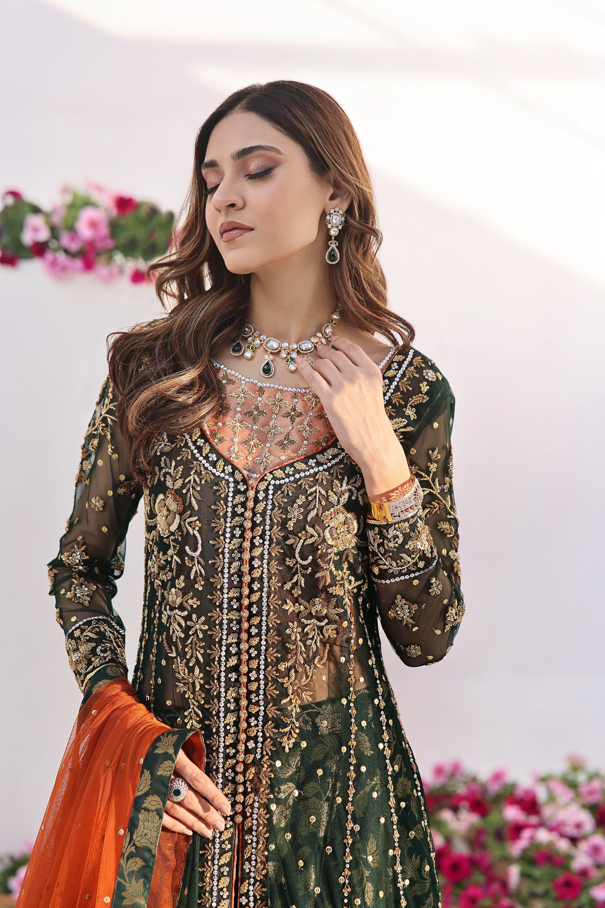 Mona Imran | Inara Wedding Formals | PARISTAN by Mona Imran - Designer Dress - Type: Ladies Clothes - Available at Libayah - 100% Original