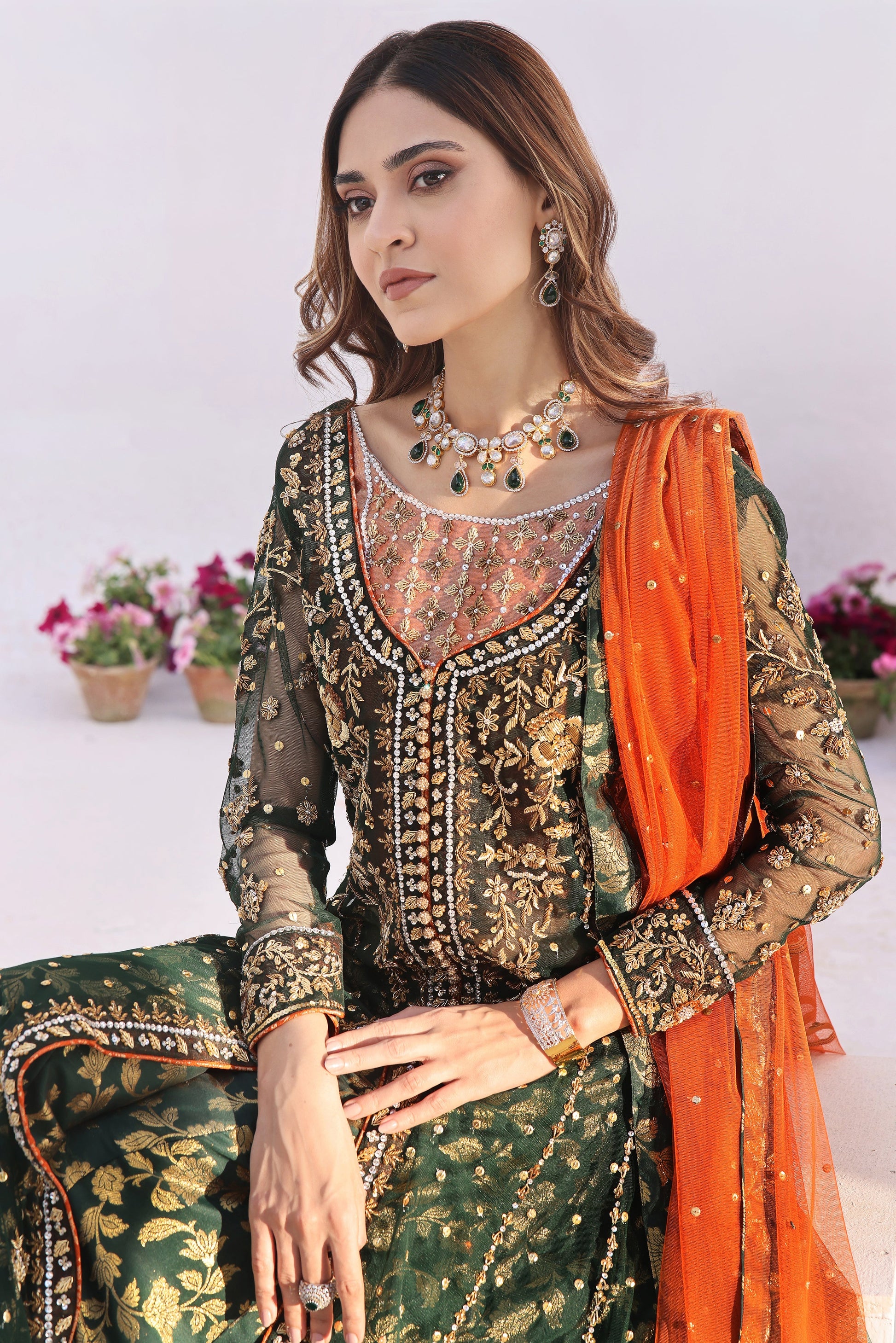 Mona Imran | Inara Wedding Formals | PARISTAN by Mona Imran - Designer Dress - Type: Ladies Clothes - Available at Libayah - 100% Original