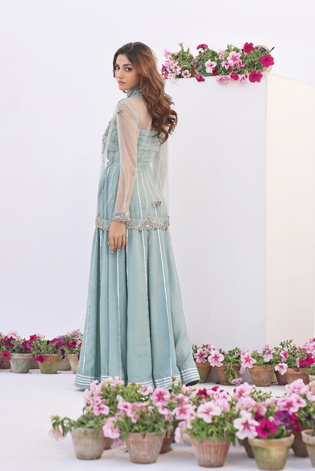 Mona Imran | Inara Wedding Formals | AASMANI by Mona Imran - Designer Dress - Type: Ladies Clothes - Available at Libayah - 100% Original