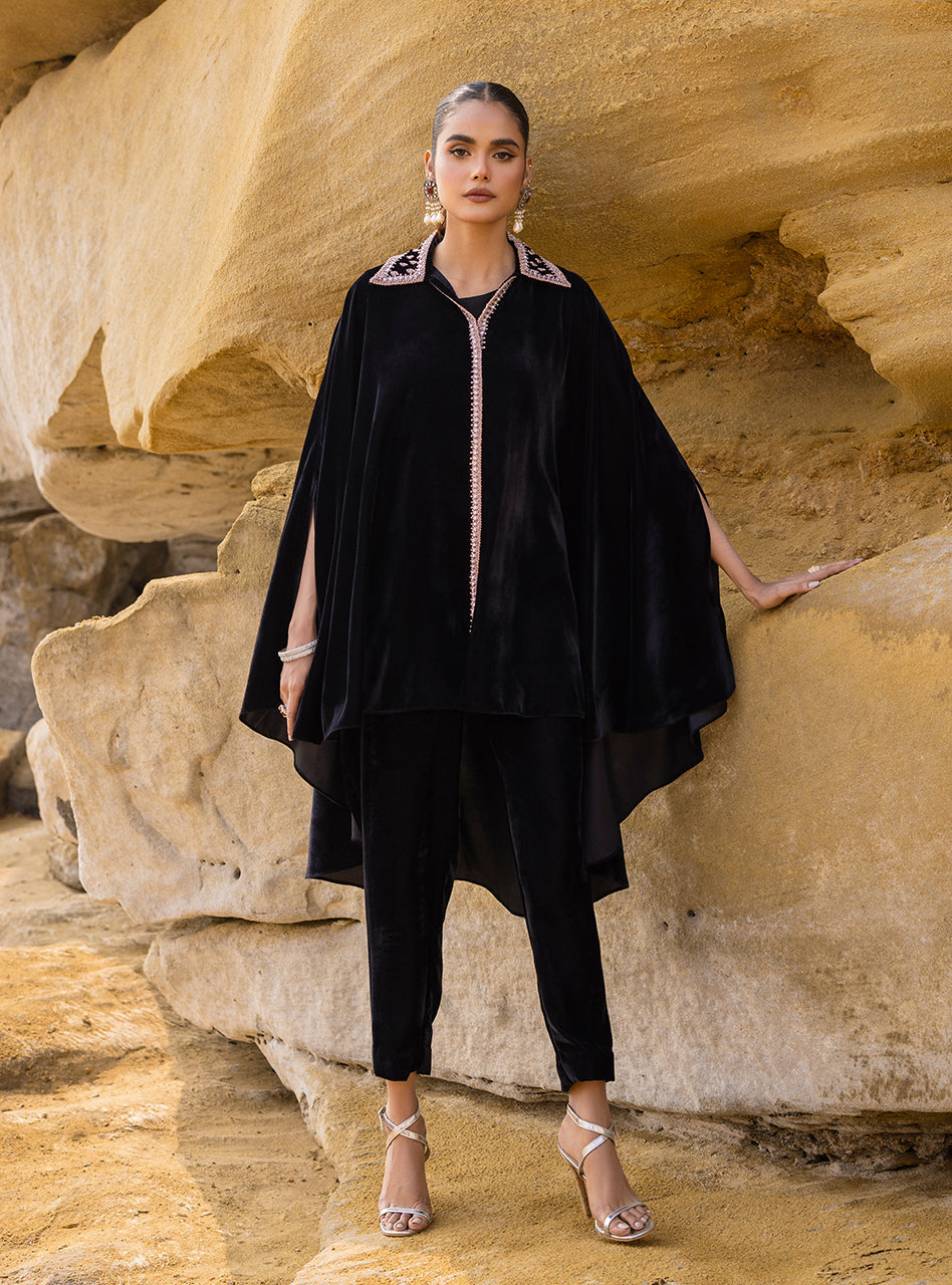 Zainab Chottani | Casual Pret | BLACK PLUM by Zainab Chottani - Designer Dress - Type: Casual - Available at Libayah - 100% Original