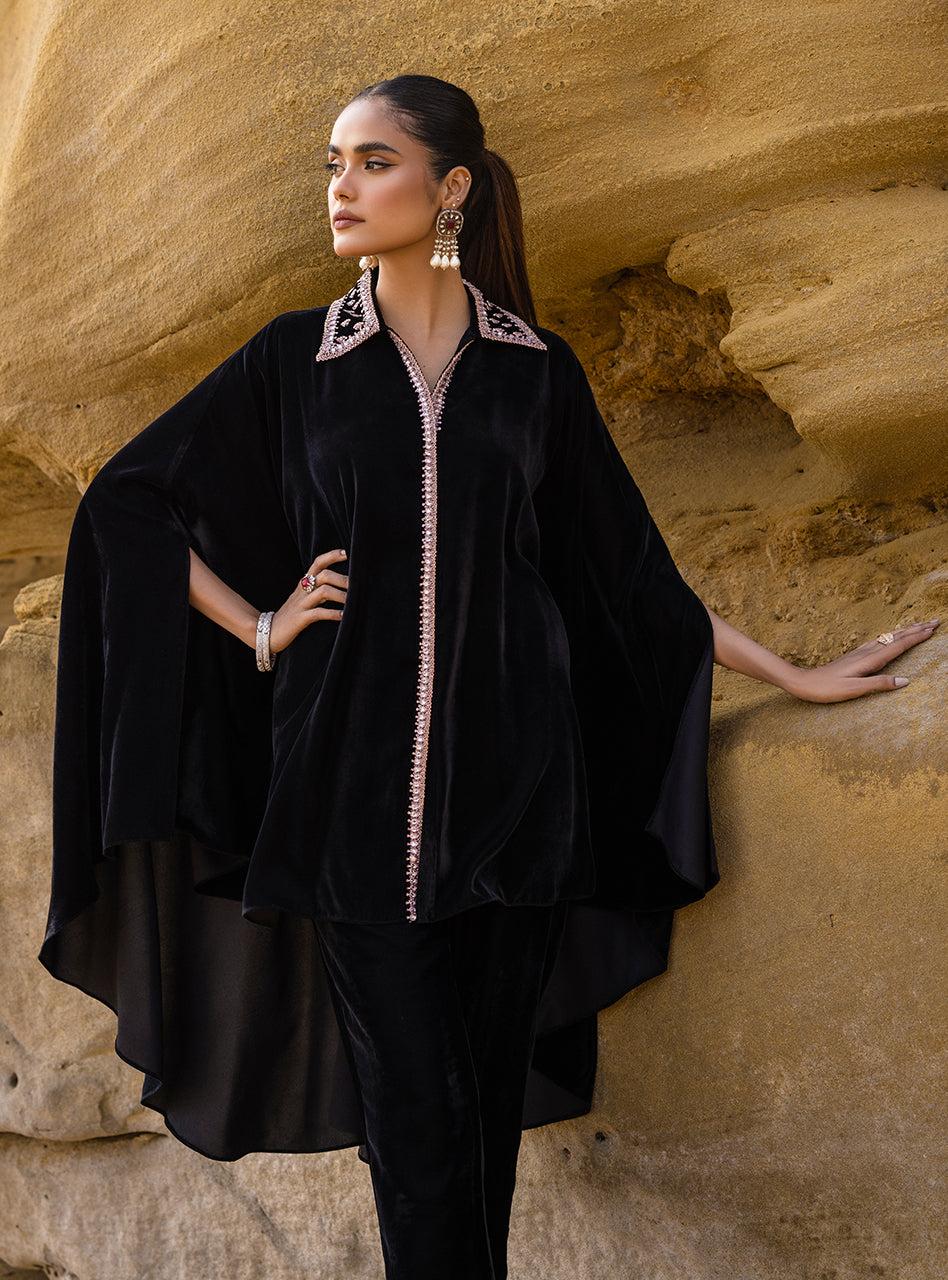 Zainab Chottani | Casual Pret | BLACK PLUM by Zainab Chottani - Designer Dress - Type: Casual - Available at Libayah - 100% Original