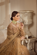 Erum Khan | Iris Bridal Couture 24 | GOLDEN AURA by Erum Khan - Designer Dress - Type: Bridal - Available at Libayah - 100% Original