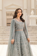 Erum Khan | Iris Bridal Couture 24 | MINTY BREEZE by Erum Khan - Designer Dress - Type: Bridal - Available at Libayah - 100% Original