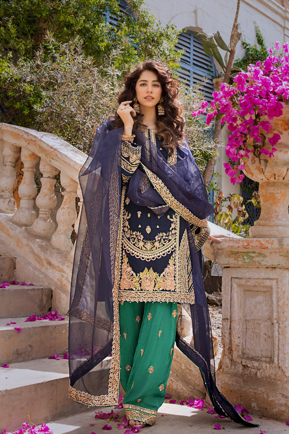 Erum Khan | Umaima Eid Edit | ANABIA by Erum Khan - Designer Dress - Type: Ladies Clothes - Available at Libayah - 100% Original