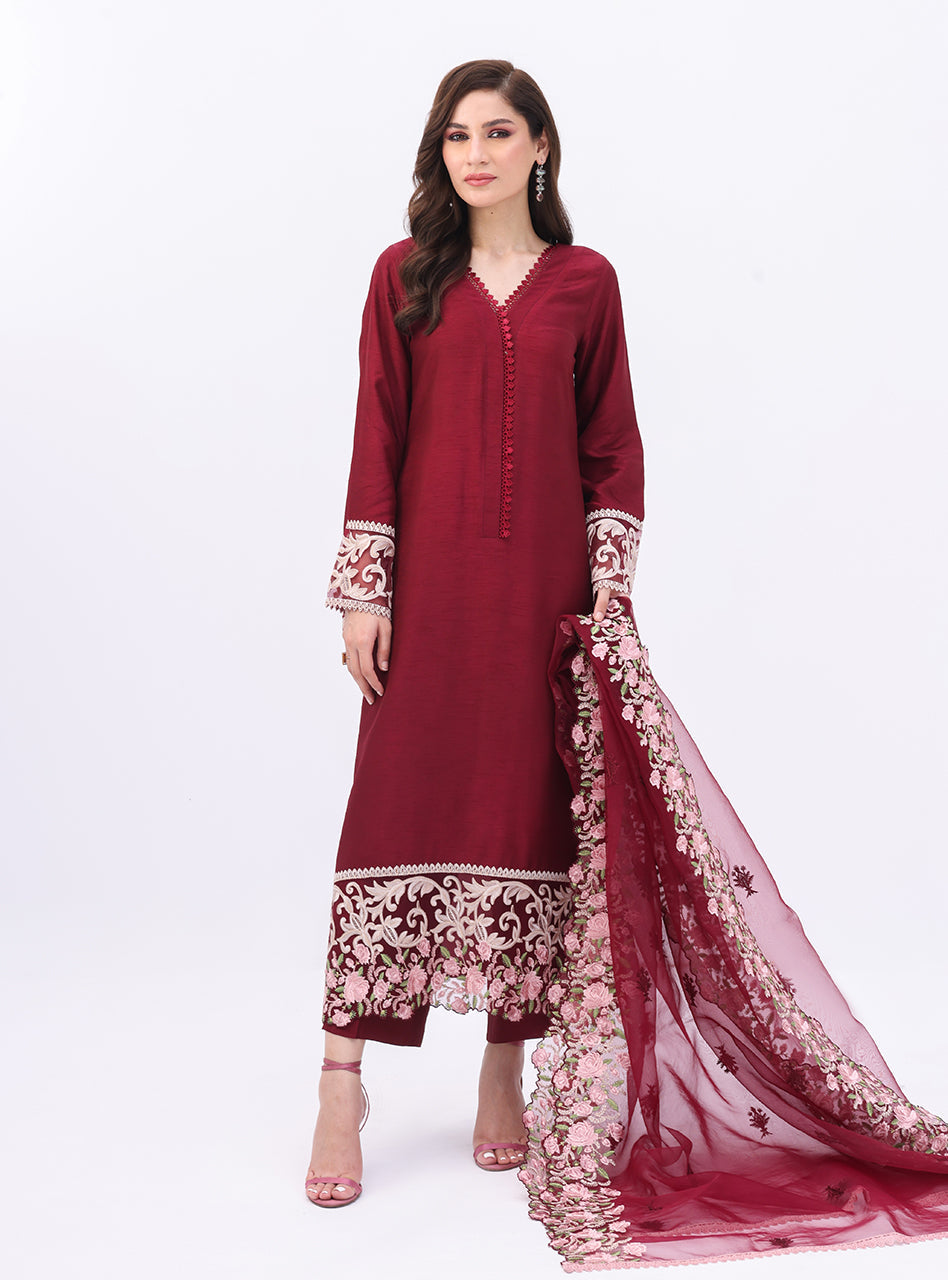 Zainab Chottani | Luxury Pret | DARK SUAVE by Zainab Chottani - Designer Dress - Type: Ladies Clothes - Available at Libayah - 100% Original