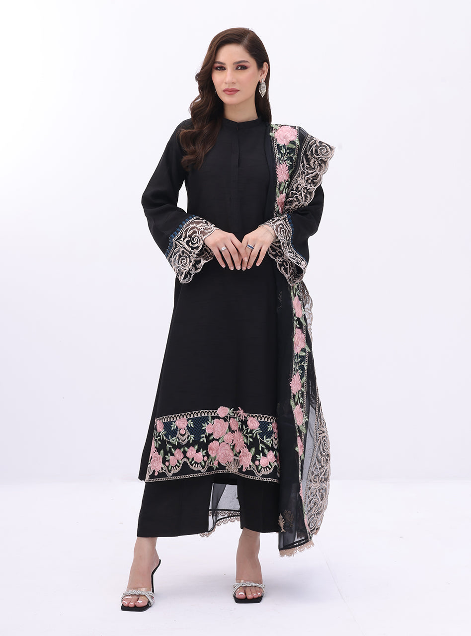 Zainab Chottani | Luxury Pret | EBONY WAVE by Zainab Chottani - Designer Dress - Type: Ladies Clothes - Available at Libayah - 100% Original