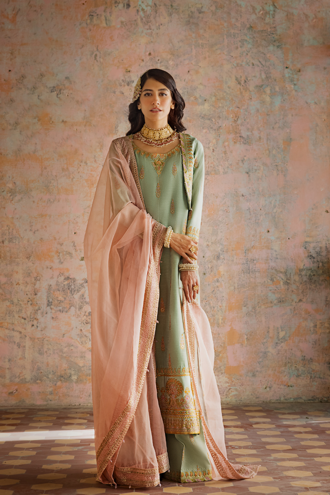 Erum Khan | Umaima Eid Edit | DARAKSHAN by Erum Khan - Designer Dress - Type: Ladies Clothes - Available at Libayah - 100% Original