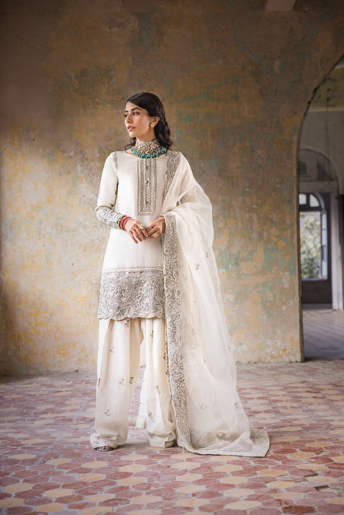 Erum Khan | Umaima Eid Edit | Hoorain by Erum Khan - Designer Dress - Type: Ladies Clothes - Available at Libayah - 100% Original