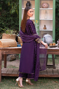 Kross Kulture | Luxury Baharaneh | Baharaneh (Purple) KLX-00923 by Kross Kulture - Designer Dress - Type: Ladies Clothes - Available at Libayah - 100% Original