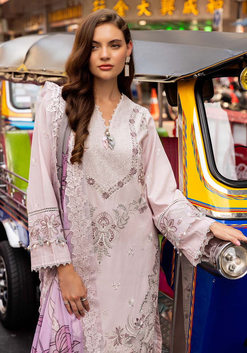 Zarqash | Luxury Lawn 25 | ZQLU 0010 ELSA by Zarqash - Designer Dress - Type: Ladies Clothes - Available at Libayah - 100% Original