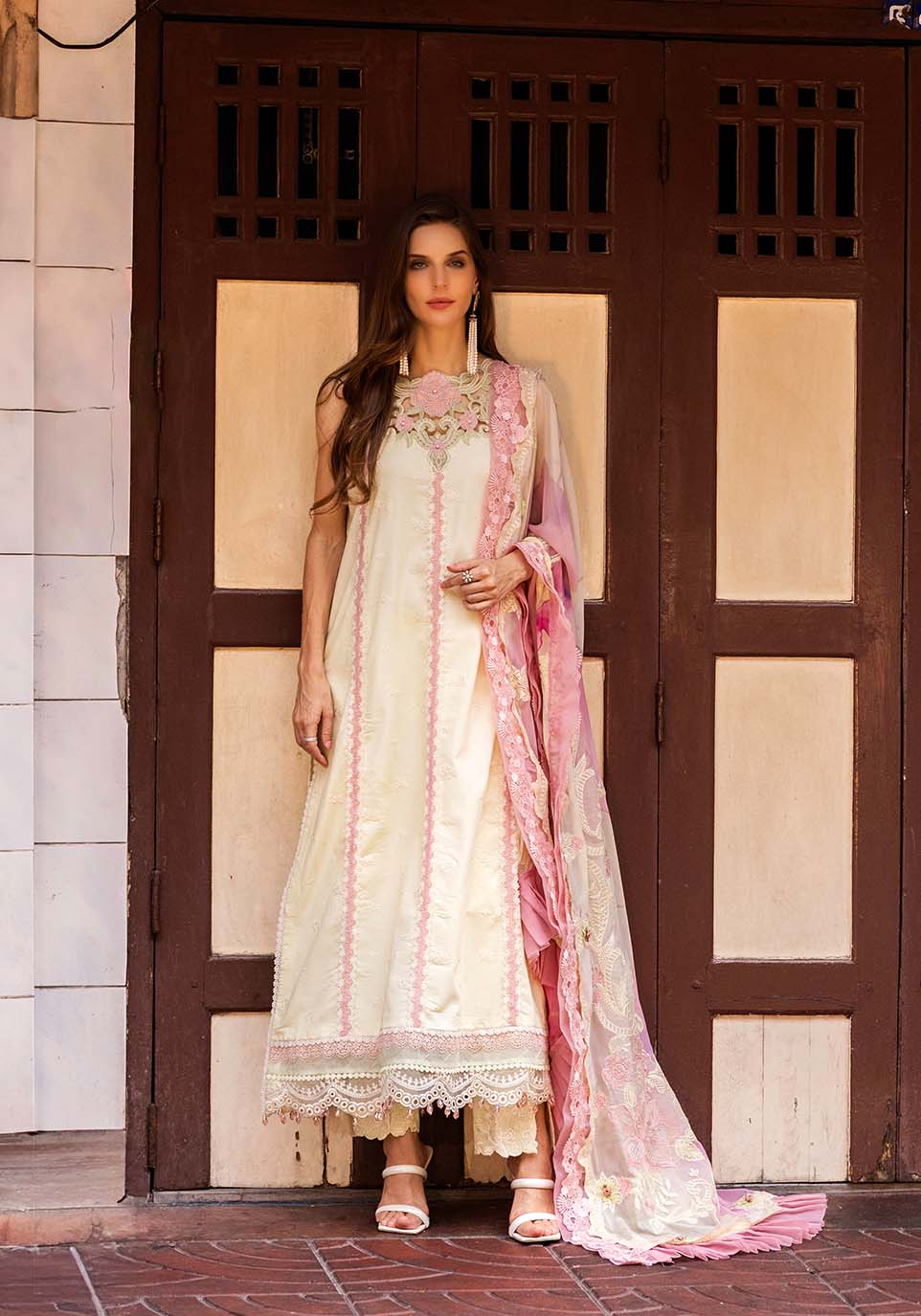 Zarqash | Luxury Lawn 25 | ZQLU 009 LAYLA by Zarqash - Designer Dress - Type: Ladies Clothes - Available at Libayah - 100% Original
