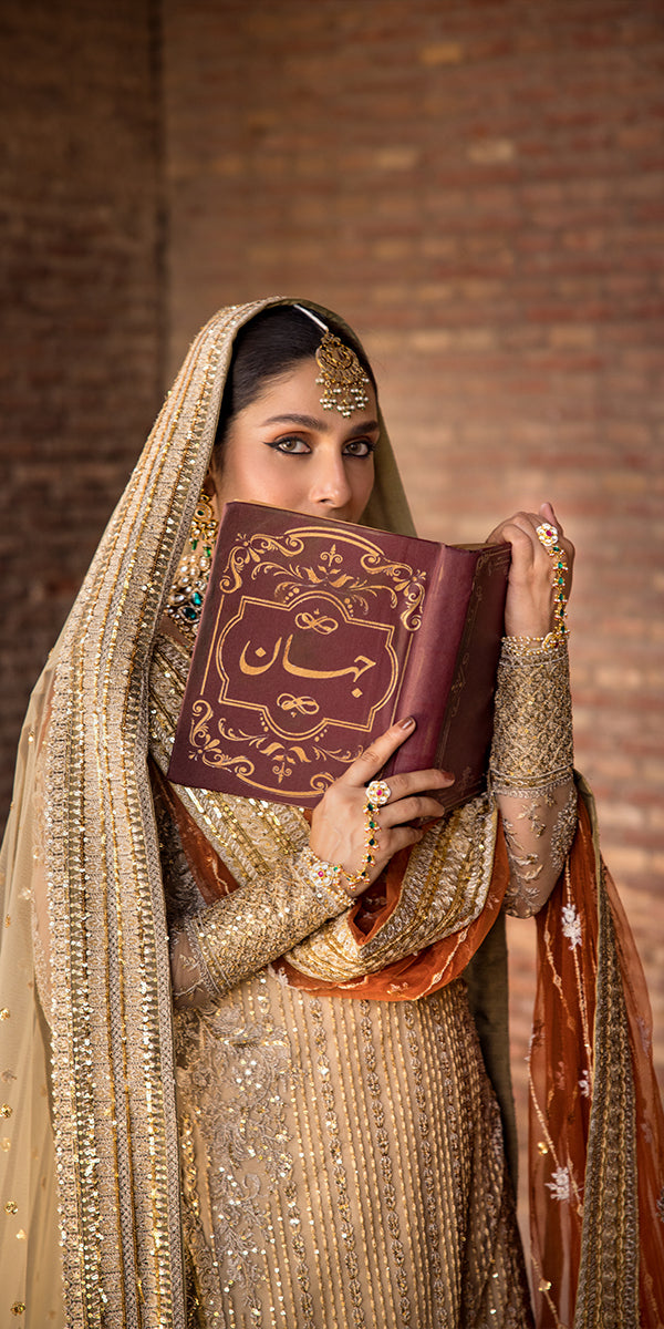 Erum Khan | Jahan Wedding Formals | FARIDA by Erum Khan - Designer Dress - Type: Ladies Clothes - Available at Libayah - 100% Original