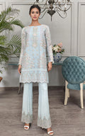 Threads and Motifs | Formal Dresses 25 | Net Embroidered Shirt by Threads and Motifs - Designer Dress  - Type : Ladies Clothes - Available at Libayah - 100% Original 