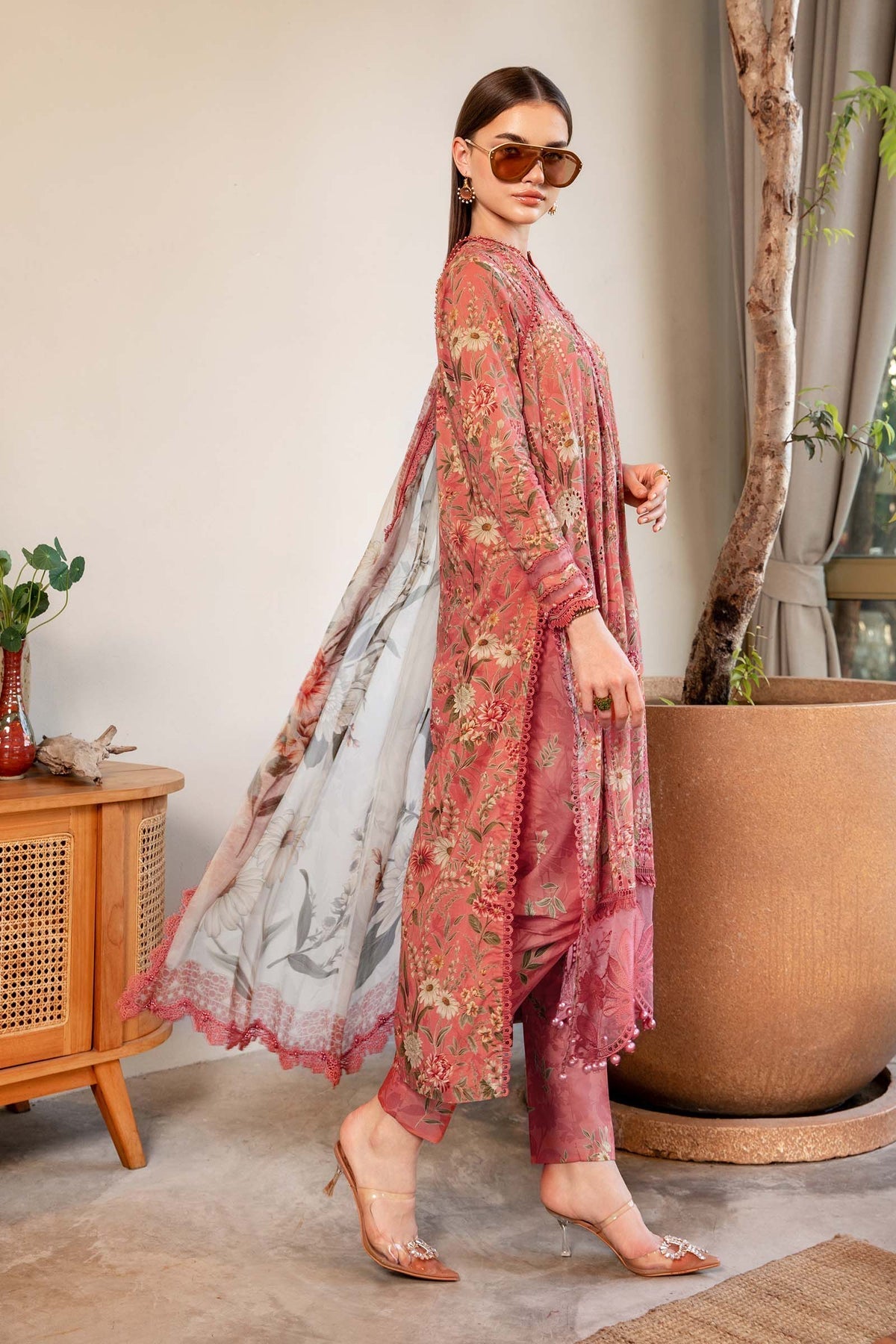 Maria B | M Prints 25 | MPT-2508-A by Maria B - Designer Dress - Type: Ladies Clothes - Available at Libayah - 100% Original