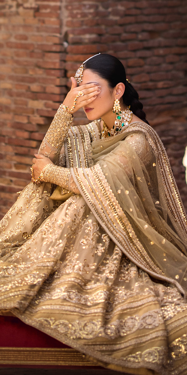 Erum Khan | Jahan Wedding Formals | FARIDA by Erum Khan - Designer Dress - Type: Ladies Clothes - Available at Libayah - 100% Original
