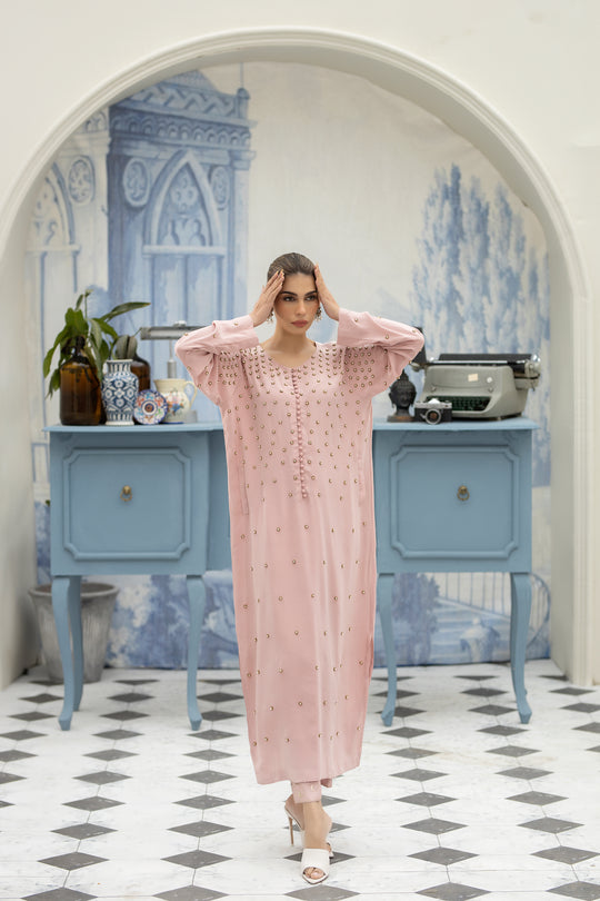 Purple haze Pret Studio | Noubahar Luxury Formals | Pale Pink by Purple Haze - Designer Dress - Type: Ladies Clothes - Available at Libayah - 100% Original