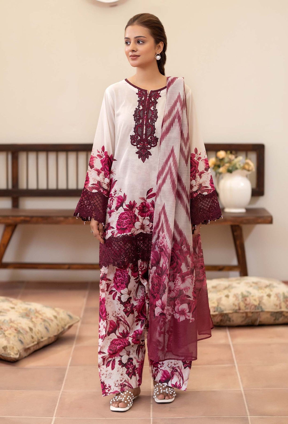Adans Libas | Prints Eid Edit | 26676 by Adans Libas - Designer Dress - Type: Ladies Clothes - Available at Libayah - 100% Original
