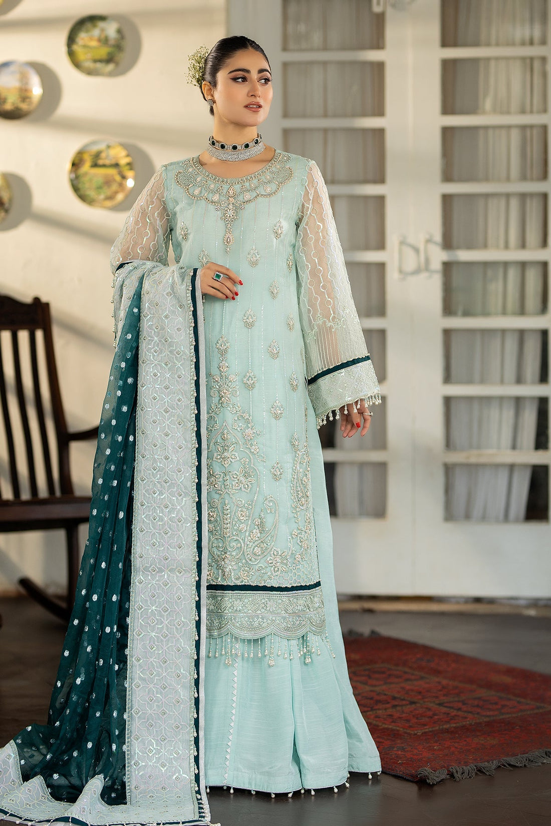 Raeesa Premium | Dehleez Formals | DL-1022 Afsaana -E- Poshak by Raeesa Premium - Designer Dress - Type: Formal - Available at Libayah - 100% Original