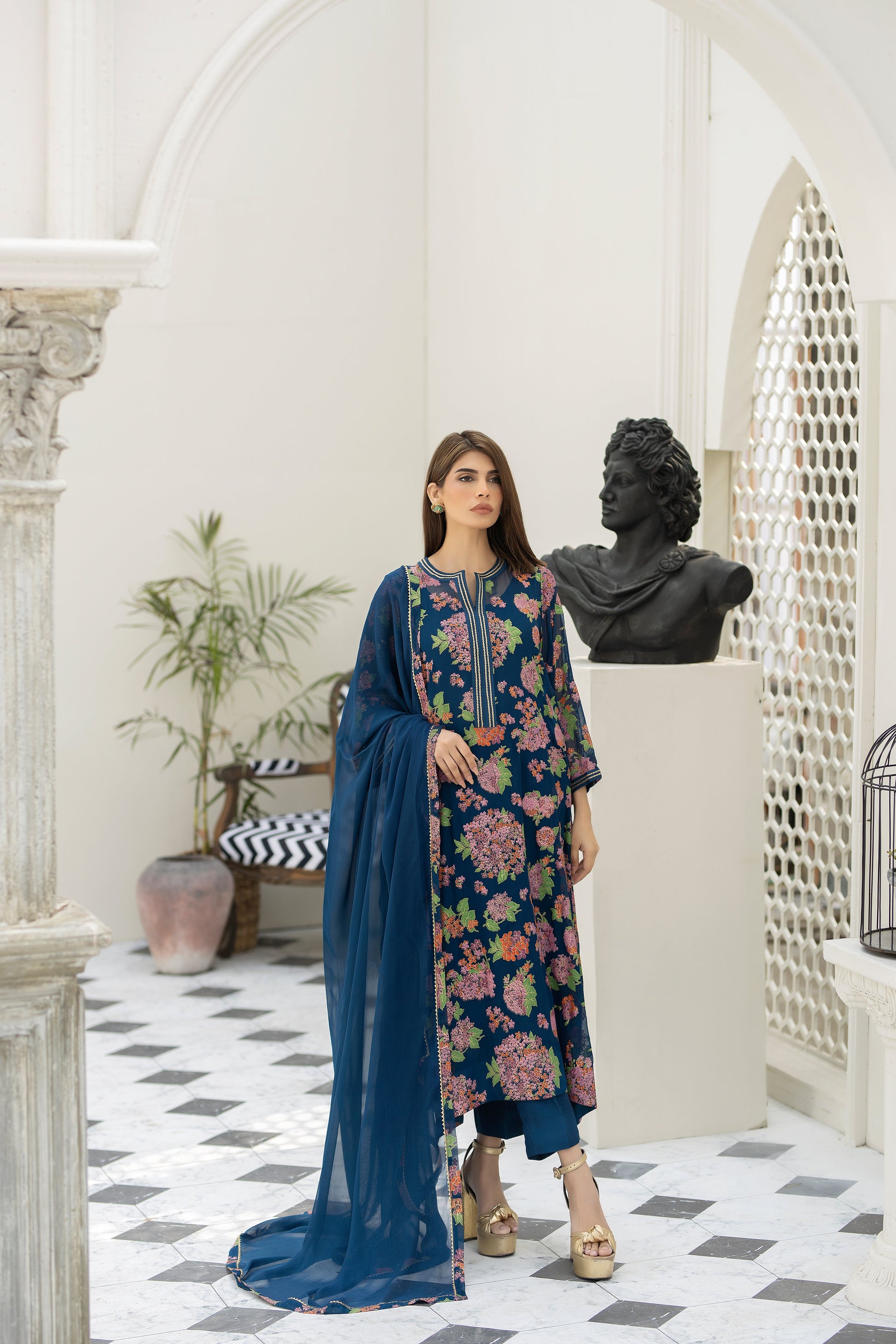 Purple haze Pret Studio | Noubahar Luxury Formals | Teal Royalty by Purple Haze - Designer Dress - Type: Ladies Clothes - Available at Libayah - 100% Original