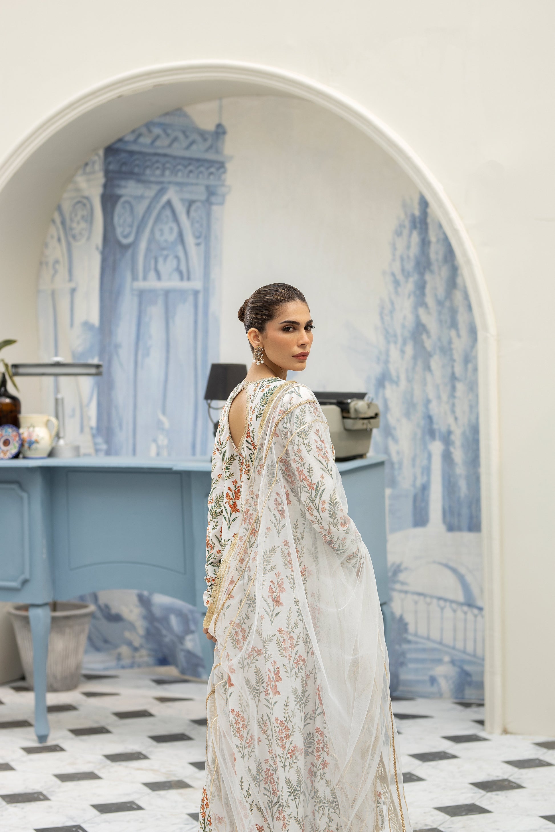 Purple haze Pret Studio | Noubahar Luxury Formals | Floral Anrakha by Purple Haze - Designer Dress - Type: Ladies Clothes - Available at Libayah - 100% Original
