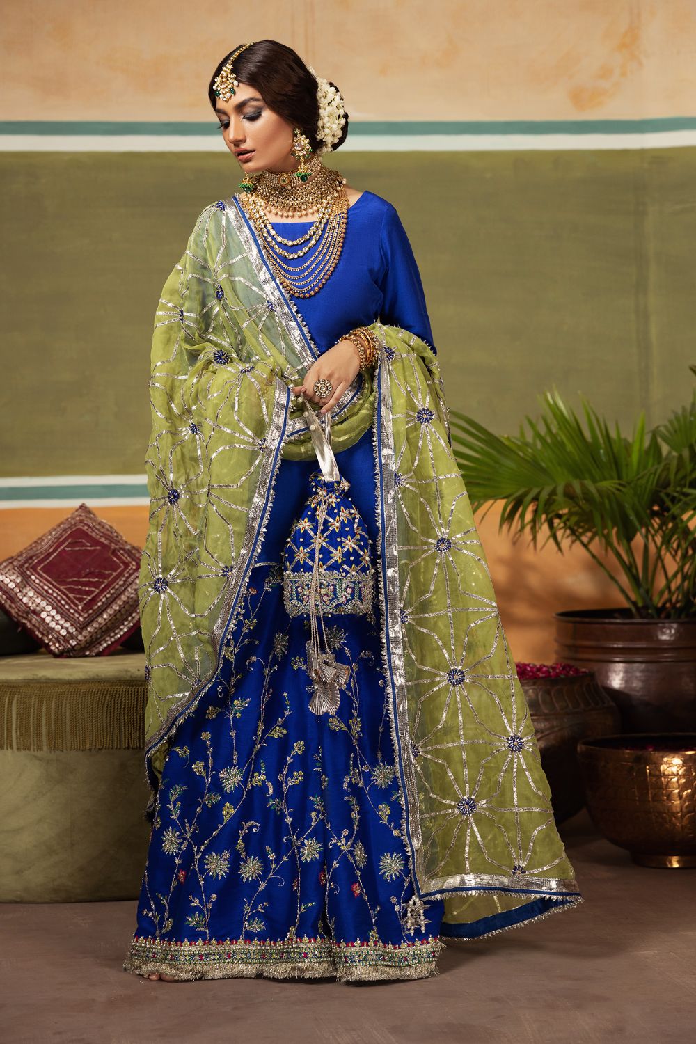 Erum Khan | Begham Jaan Bridal Formals | GULMOHAR by Erum Khan - Designer Dress - Type: Bridal - Available at Libayah - 100% Original