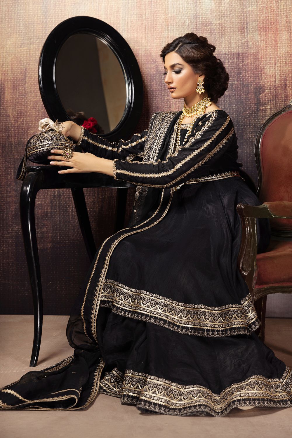 Erum Khan | Begham Jaan Bridal Formals | SHAHNAZ by Erum Khan - Designer Dress - Type: Bridal - Available at Libayah - 100% Original