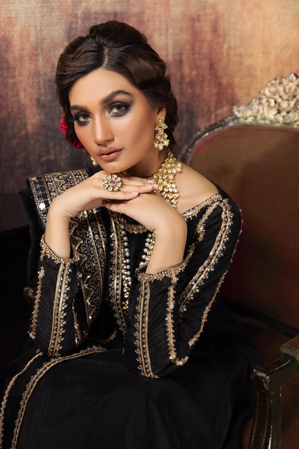 Erum Khan | Begham Jaan Bridal Formals | SHAHNAZ by Erum Khan - Designer Dress - Type: Bridal - Available at Libayah - 100% Original