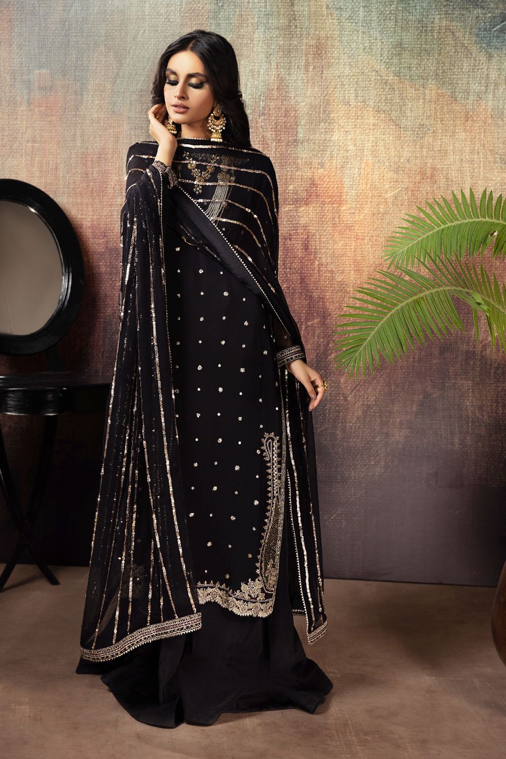 Erum Khan | Begham Jaan Bridal Formals | AABROO by Erum Khan - Designer Dress - Type: Bridal - Available at Libayah - 100% Original