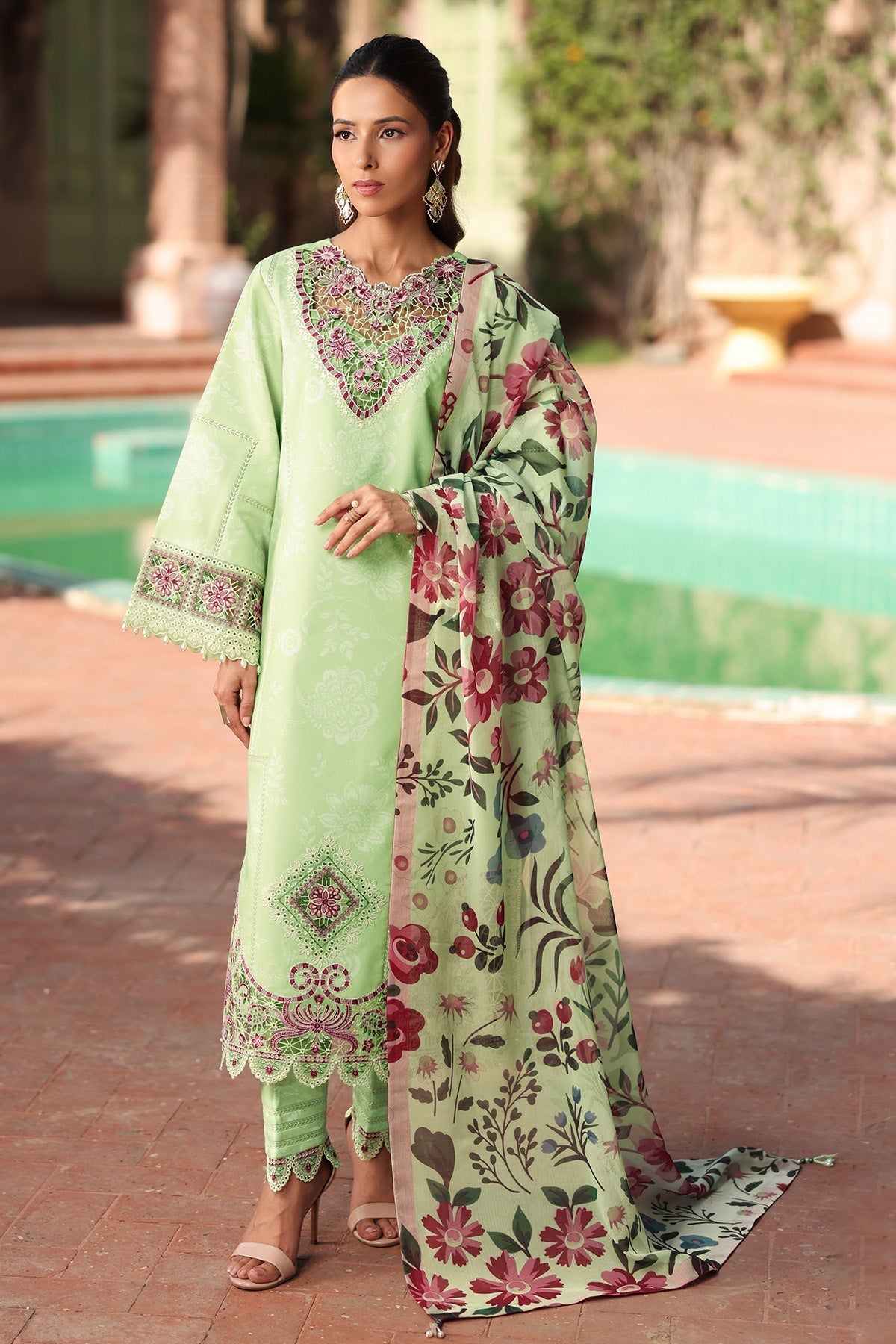 Alizeh | Embroidered Printed Festive Edit 25 | AF-EPL-7034-NUMA by Alizeh - Designer Dress - Type: Ladies Clothes - Available at Libayah - 100% Original